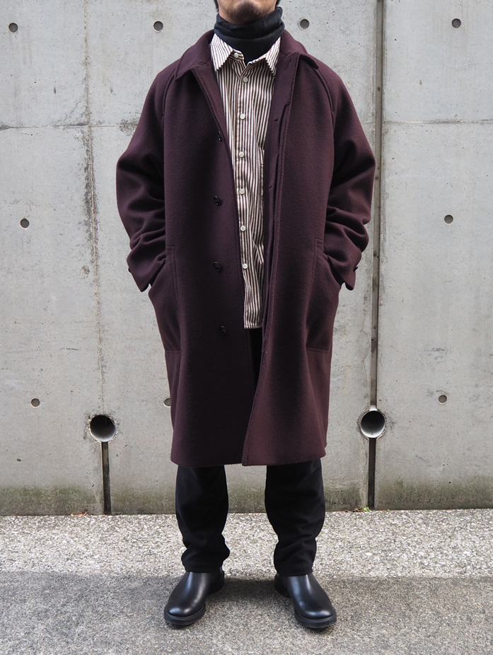 CONFECT 18aw ケンピメルトンステンカラーコート ブラウン サイズ3