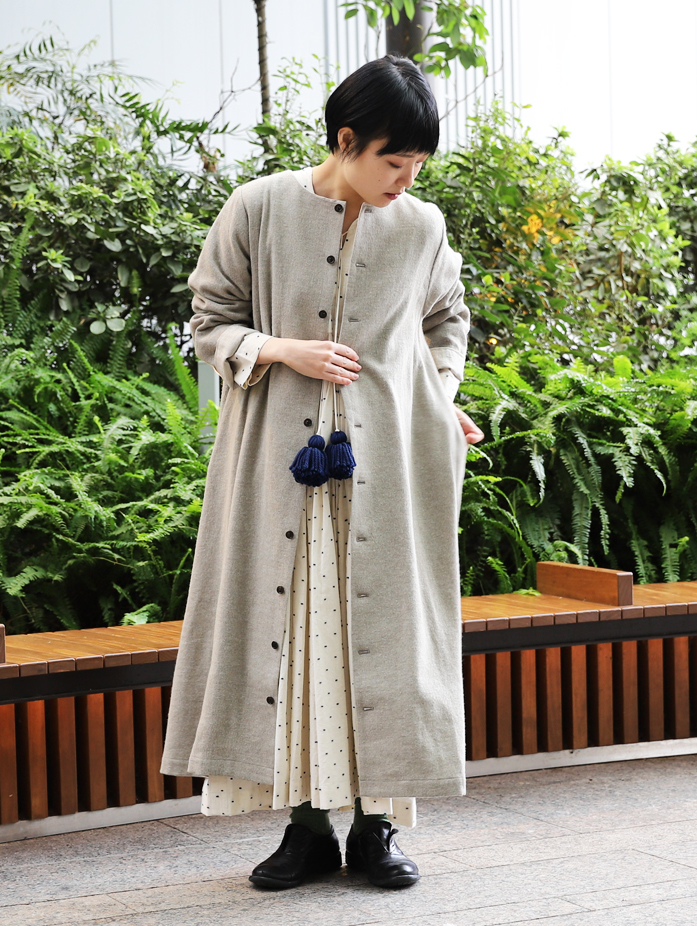 nest Robe リネンワンピースコート-