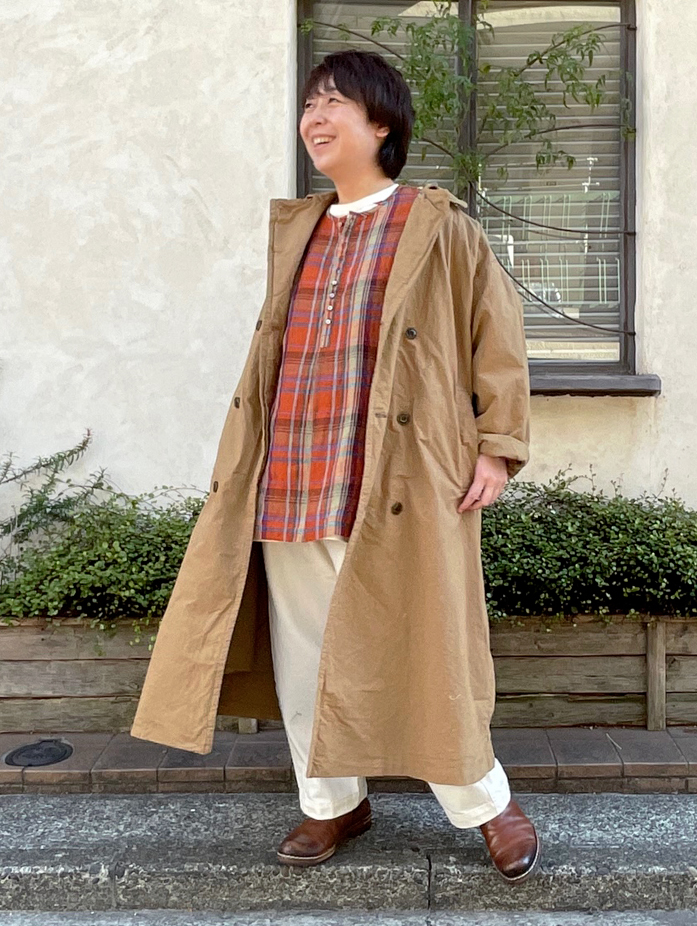 人気SALEHOT nest Robe - nestrobeスーピマコットンステンカラーコート