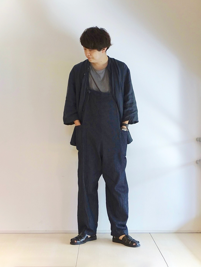 C/Lデニム サルベージ オーバーオール｜nest Robe ONLINE SHOP