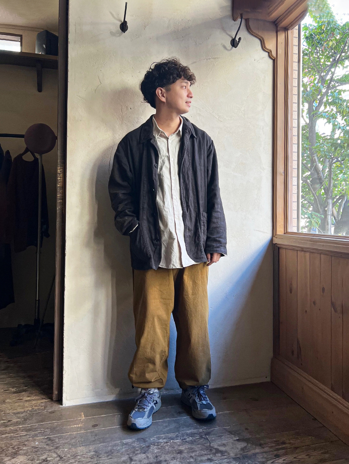 UpcycleLino】ツイル カバーオール new color｜nest Robe / CONFECT 