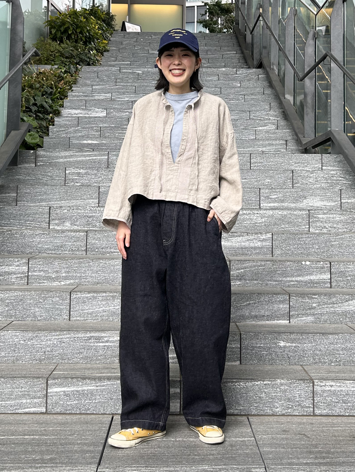 UpcycleLino】BASIC デニムワイドパンツ｜nest Robe ONLINE SHOP