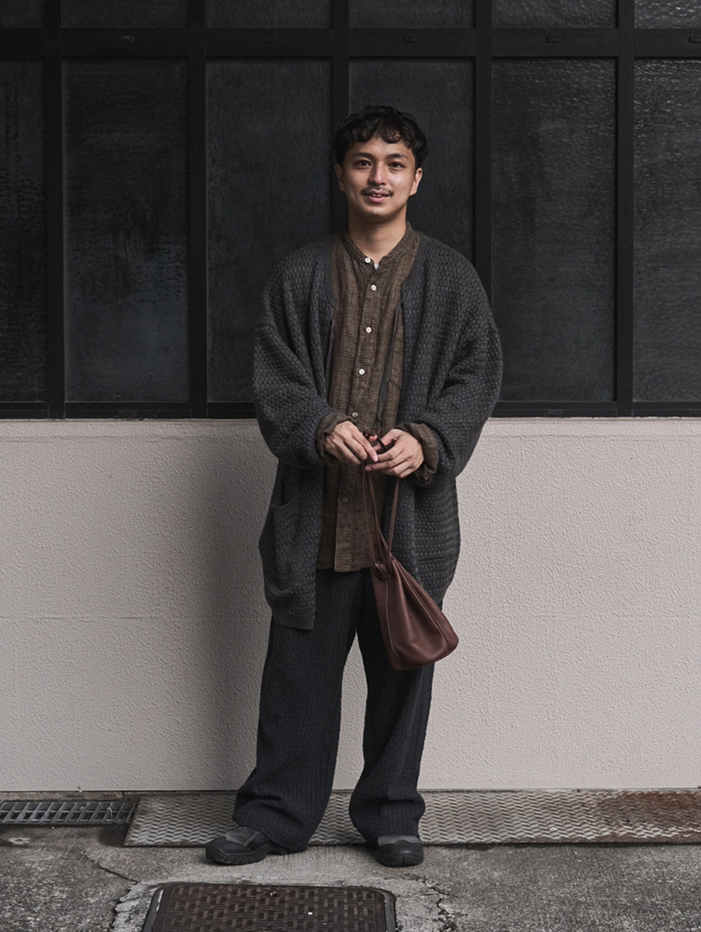 バレンシアレザー巾着バッグ｜nest Robe / CONFECT ONLINE SHOP