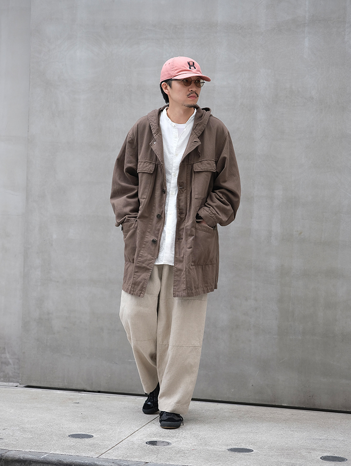 cofect ハイカウントリネン　バンドカラーシャツ ハイカウントリネン バンドカラーシャツ｜nest Robe / CONFECT