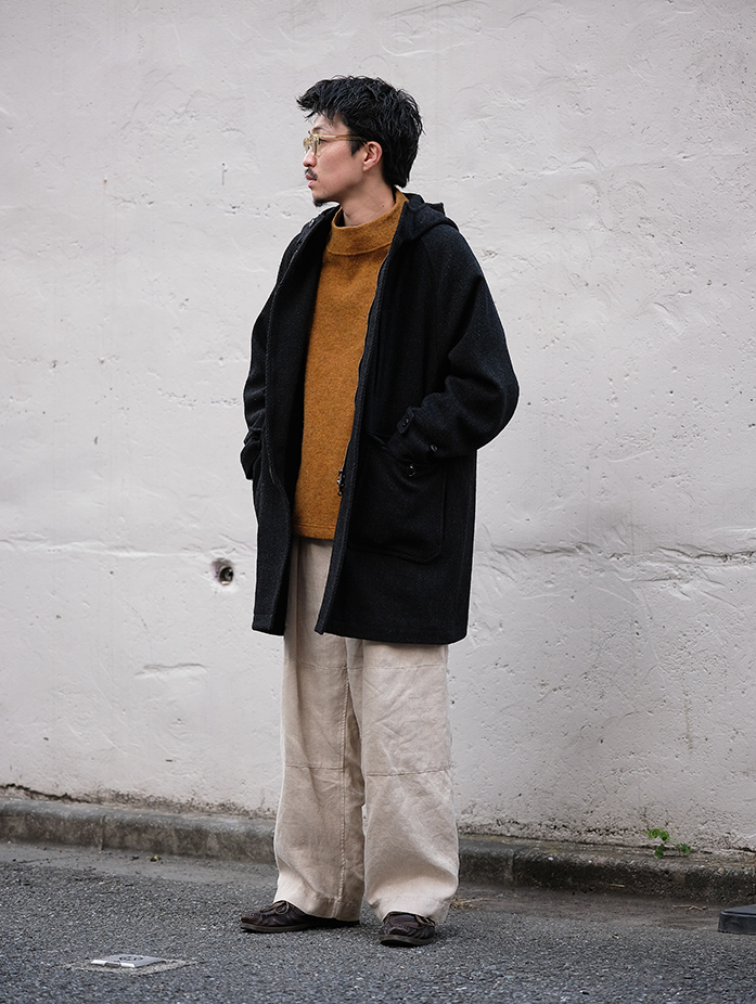 nestrobe CONFECTリネンフーデッドラグランコート コンフェクト 私の定番コート | 梅田店 | CONFECT Shop Blog | CONFECT