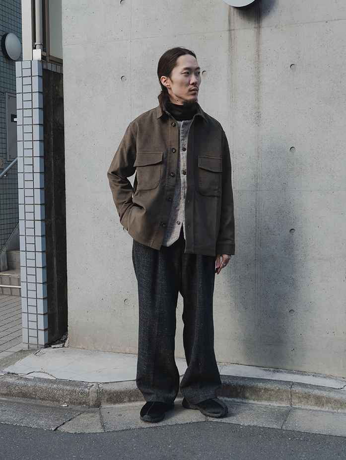 ウールリネン クルーネックベスト｜nest Robe / CONFECT ONLINE SHOP