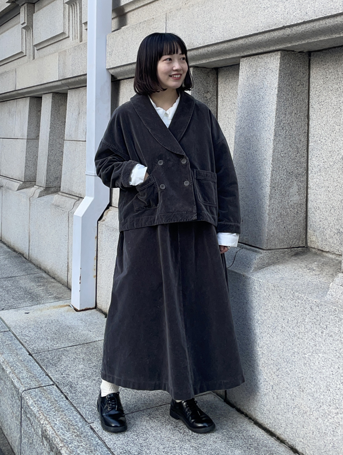 コットンベルベットダブルジャケット｜nest Robe / CONFECT ONLINE SHOP