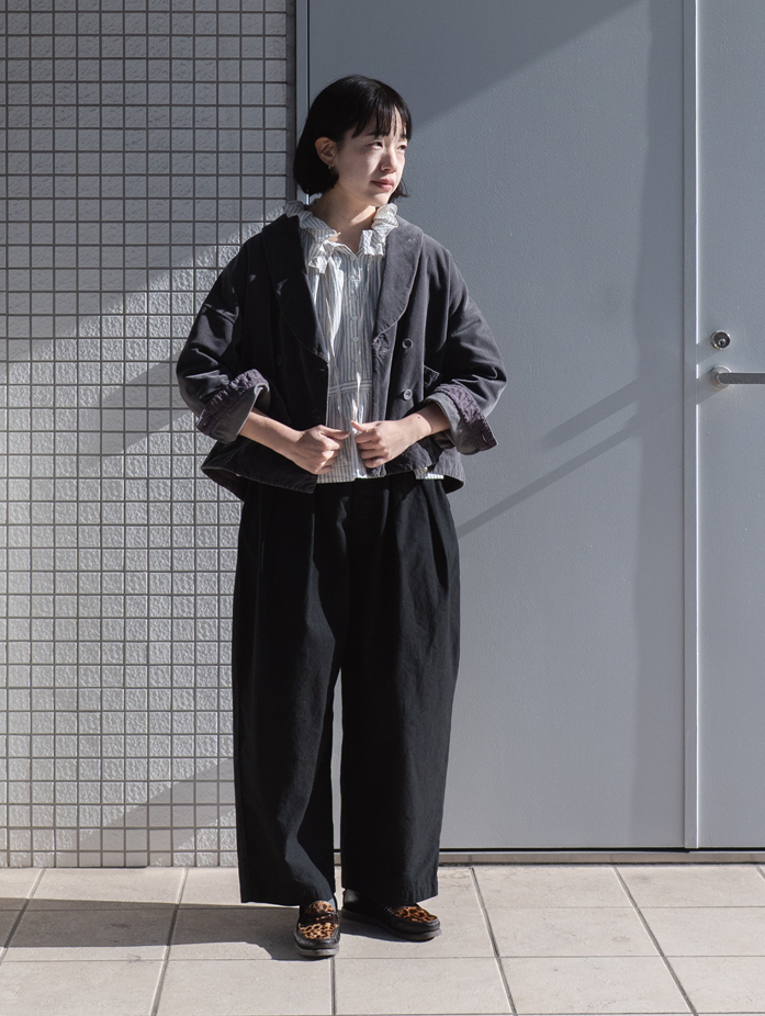 コットンベルベットダブルジャケット｜nest Robe / CONFECT ONLINE SHOP