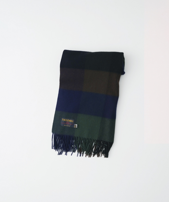【TWEED MILL】大判ストール