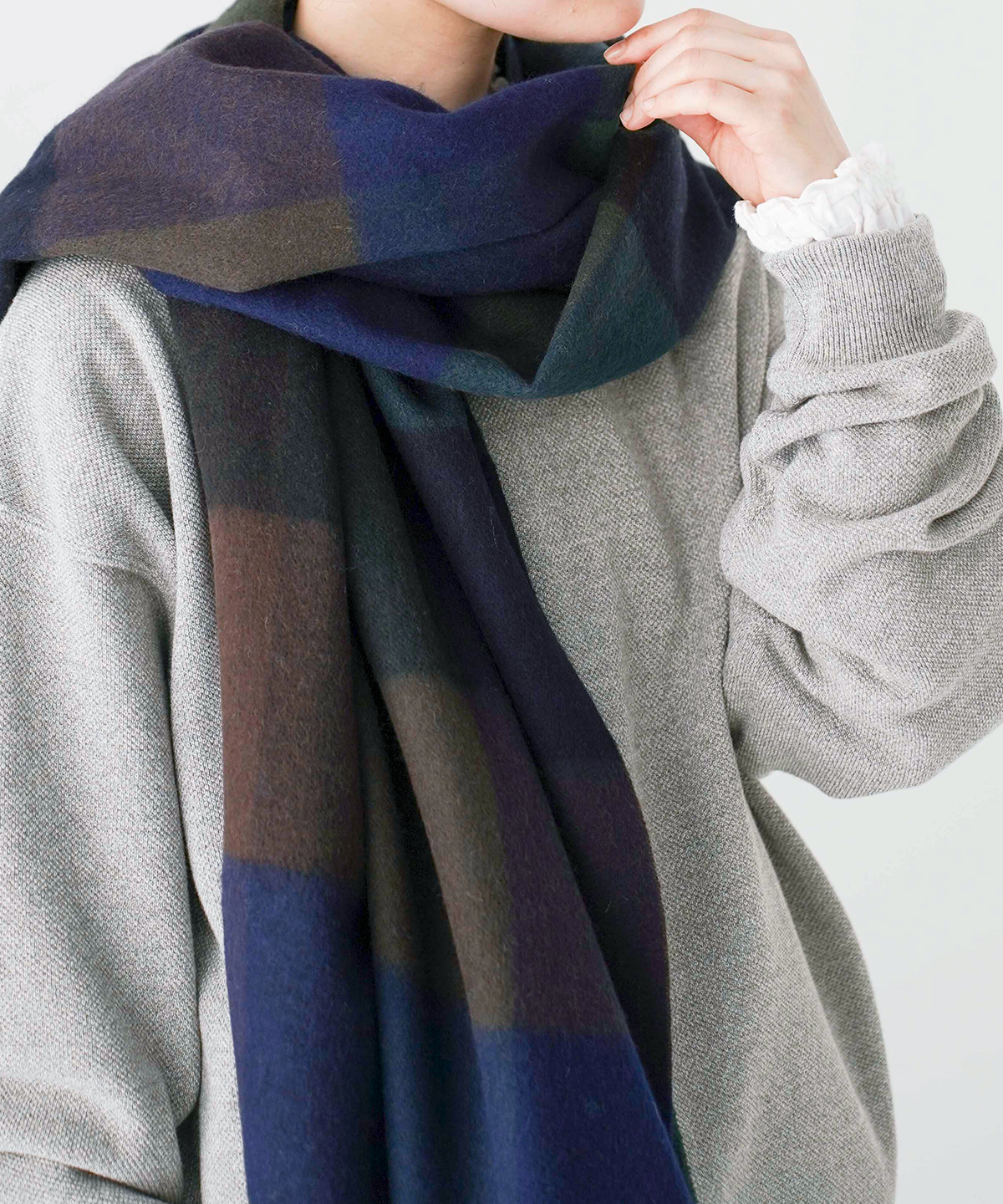 TWEED MILL】大判ストール｜nest Robe / CONFECT ONLINE SHOP