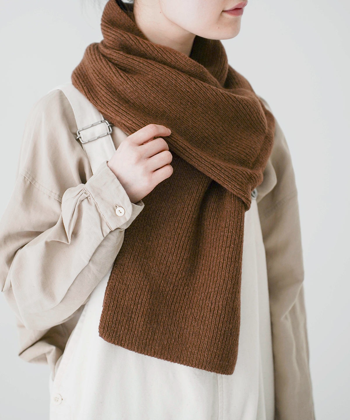 TWEED MILL】リブロングストール｜nest Robe / CONFECT ONLINE SHOP