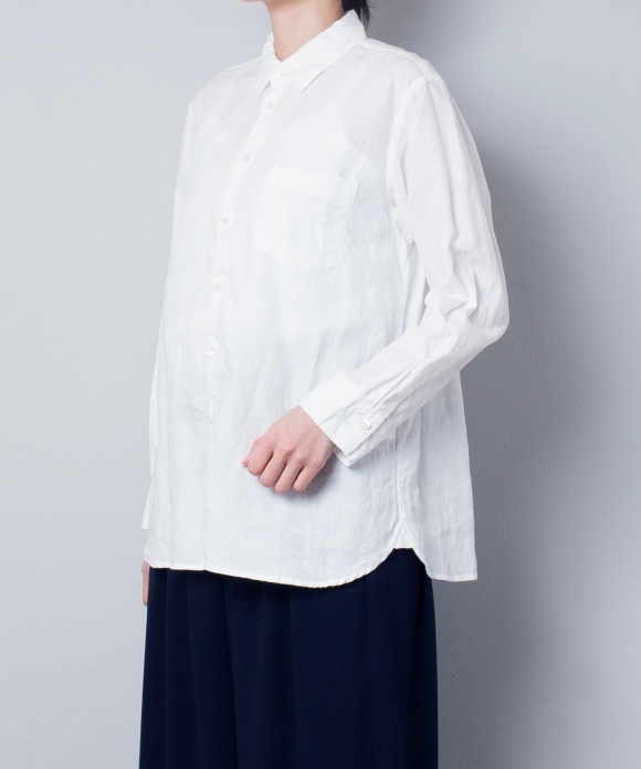 リネンハイカウントレギュラーシャツ new color｜nest Robe ONLINE SHOP