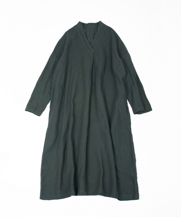 リネンワイドシルエットワンピース Nest Robe Online Shop