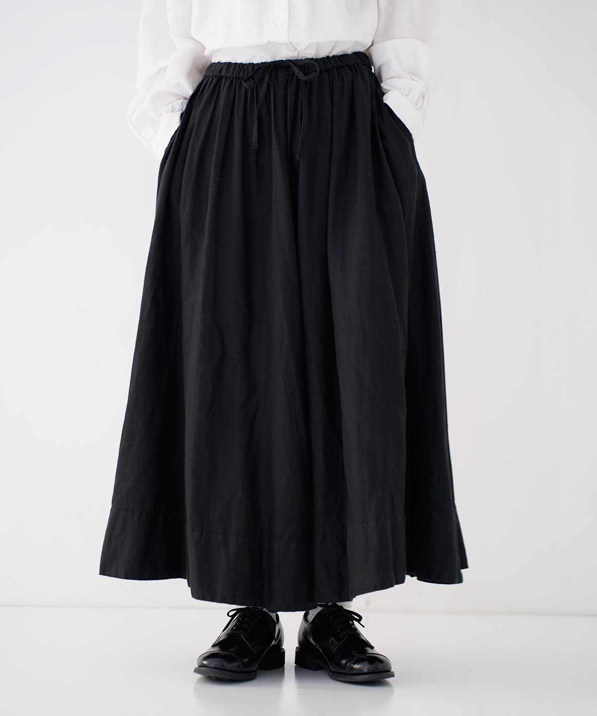リネンギャザースカート｜nest Robe ONLINE SHOP