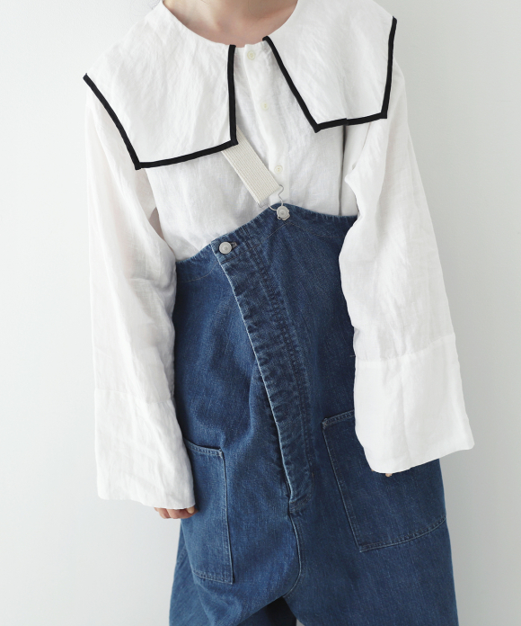 デニムデッキサロペット new fabric｜nest Robe ONLINE SHOP