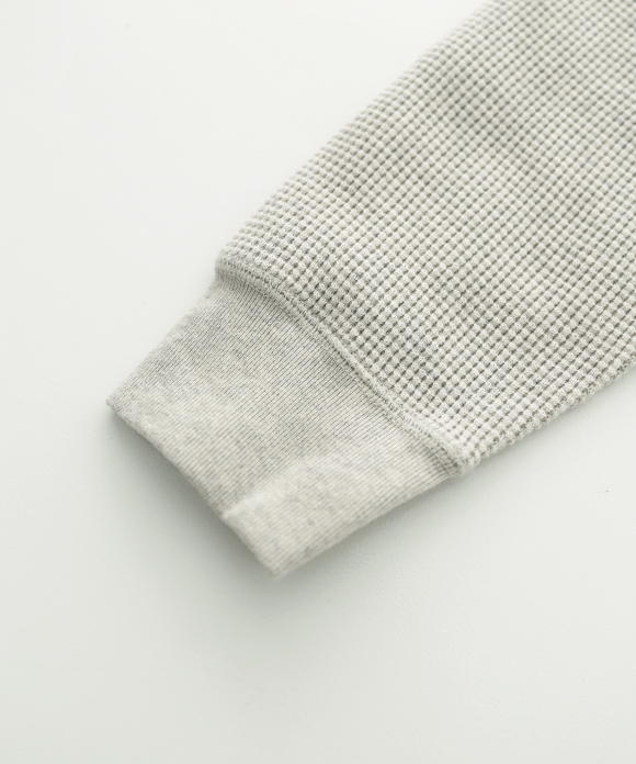 コットン ワッフル長袖プルオーバー|nest Robe ONLINE SHOP