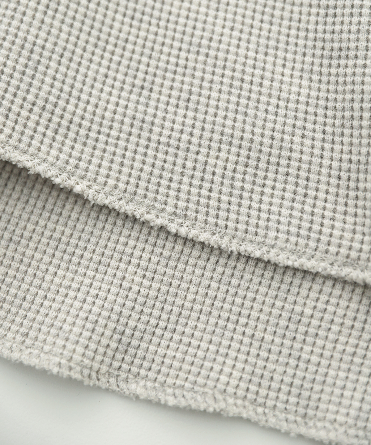 コットン ワッフル長袖プルオーバー|nest Robe ONLINE SHOP