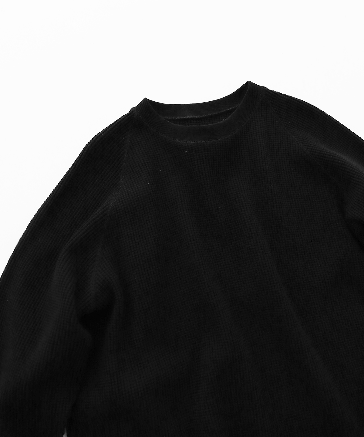 コットン ワッフル長袖プルオーバー|nest Robe ONLINE SHOP