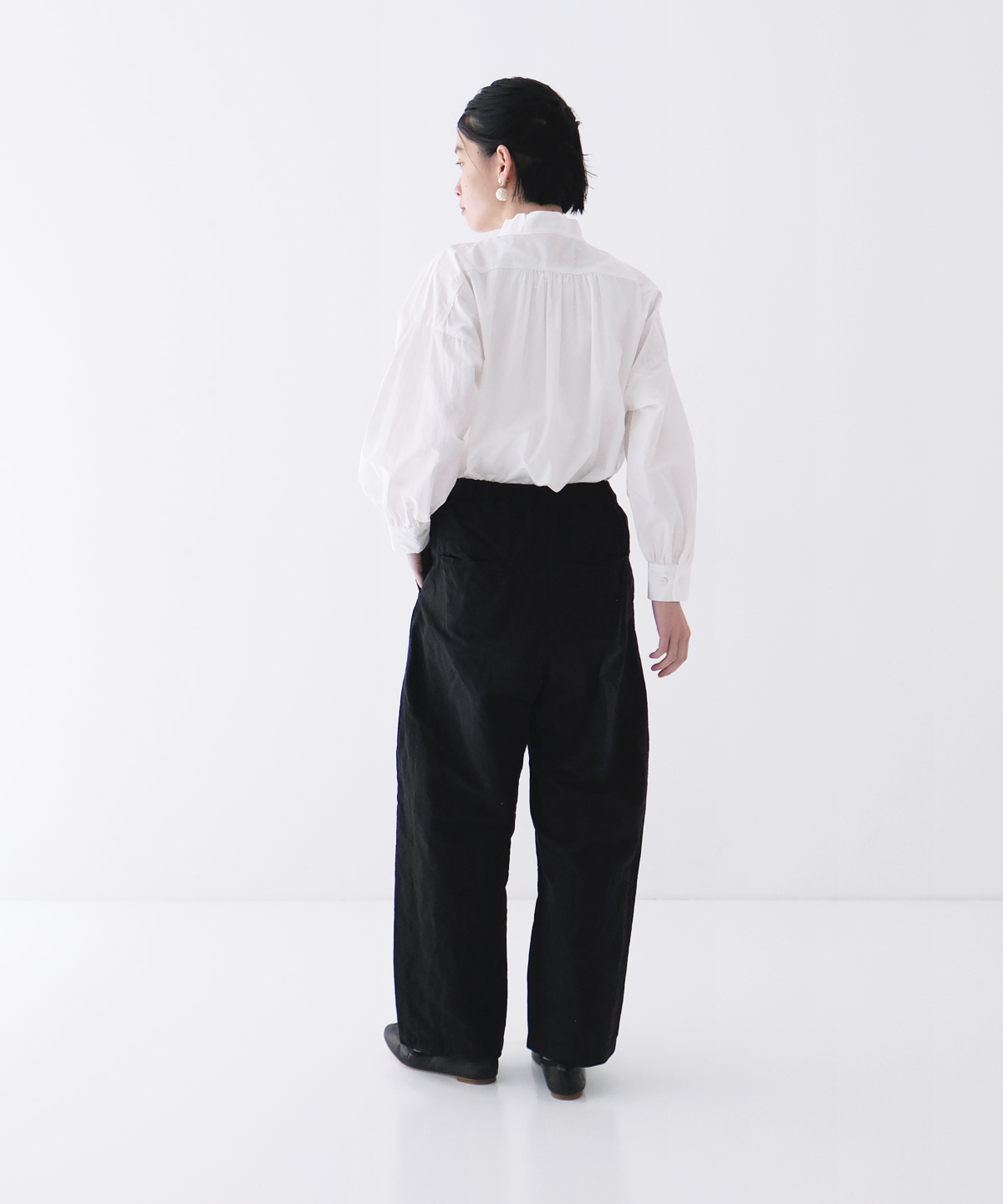 コットンリネン テーパードパンツ｜nest Robe ONLINE SHOP