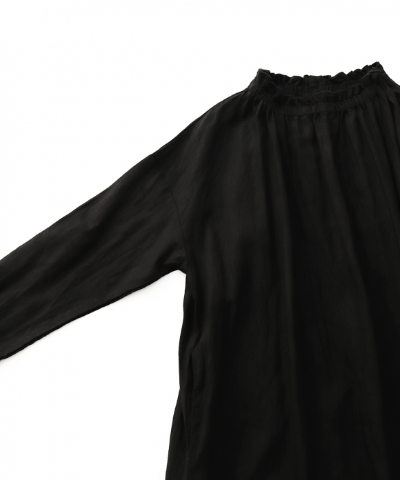 リネン シャーリングネックワンピース|nest Robe ONLINE SHOP