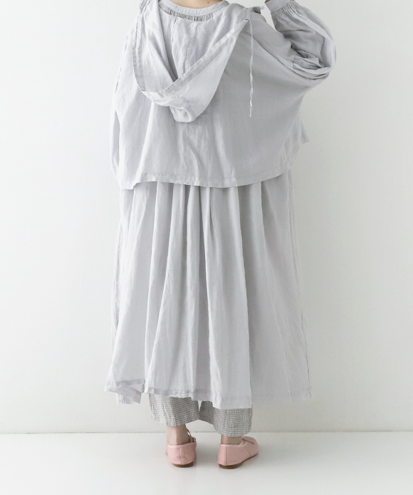 nest Robe ネストローブ　ラミー超撥水フードブラウス nestRobe ネストローブ 22SS ラミー超撥水 フードブラウス F