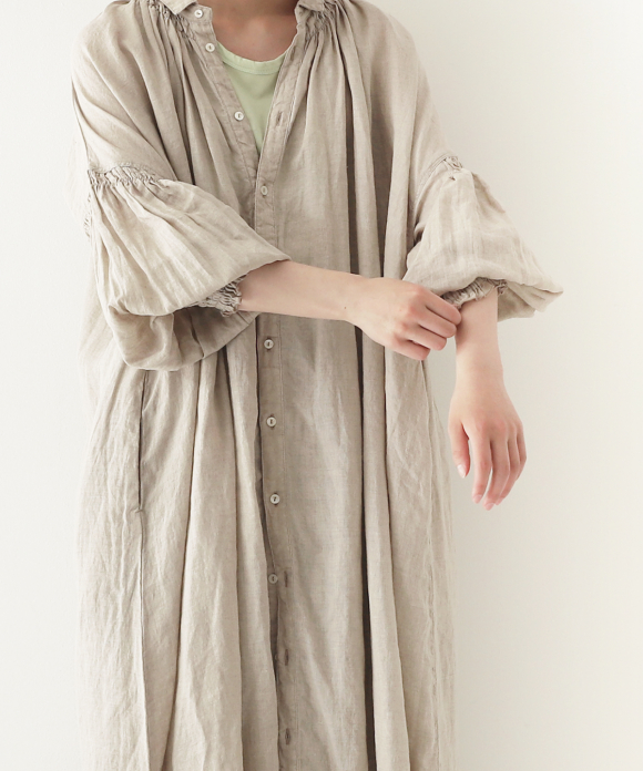 リネン スモックワンピース|nest Robe ONLINE SHOP