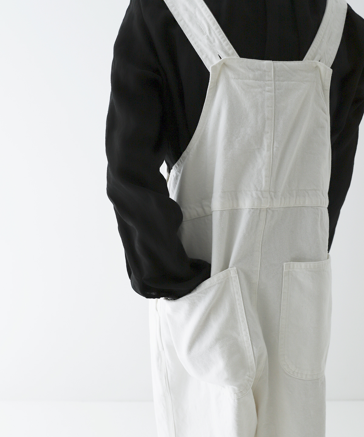 デニム フロントホックサロペット new fabric｜nest Robe ONLINE SHOP