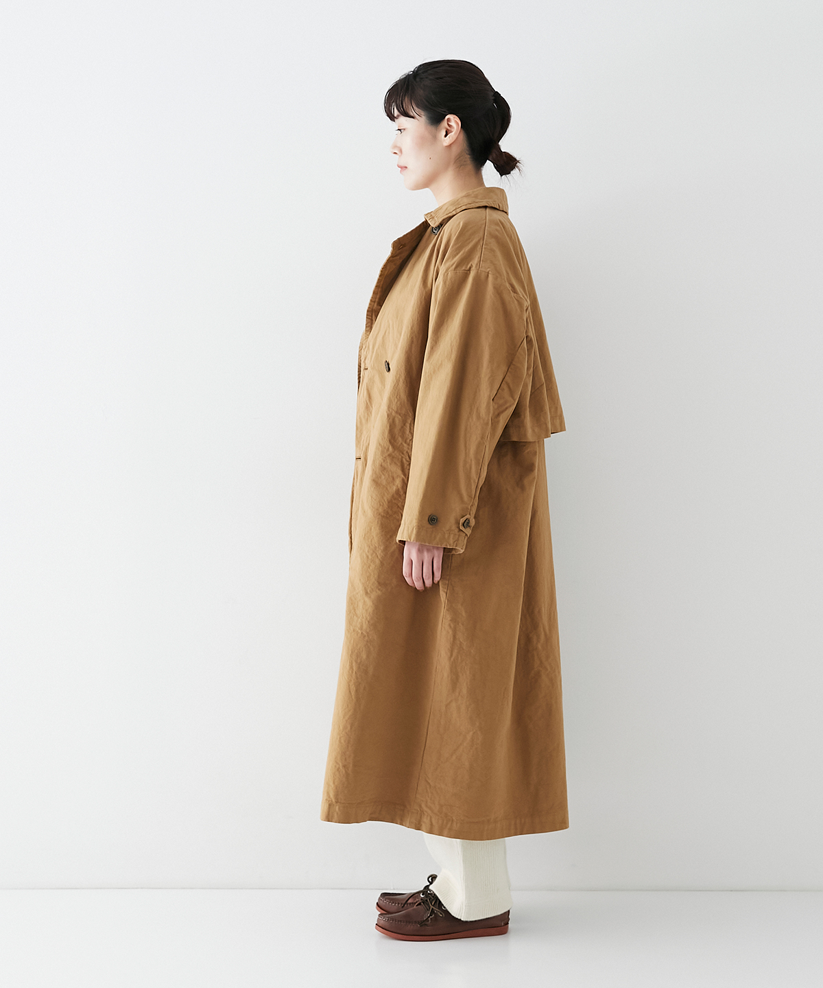 コットン馬布 ビッグトレンチコート｜nest Robe ONLINE SHOP