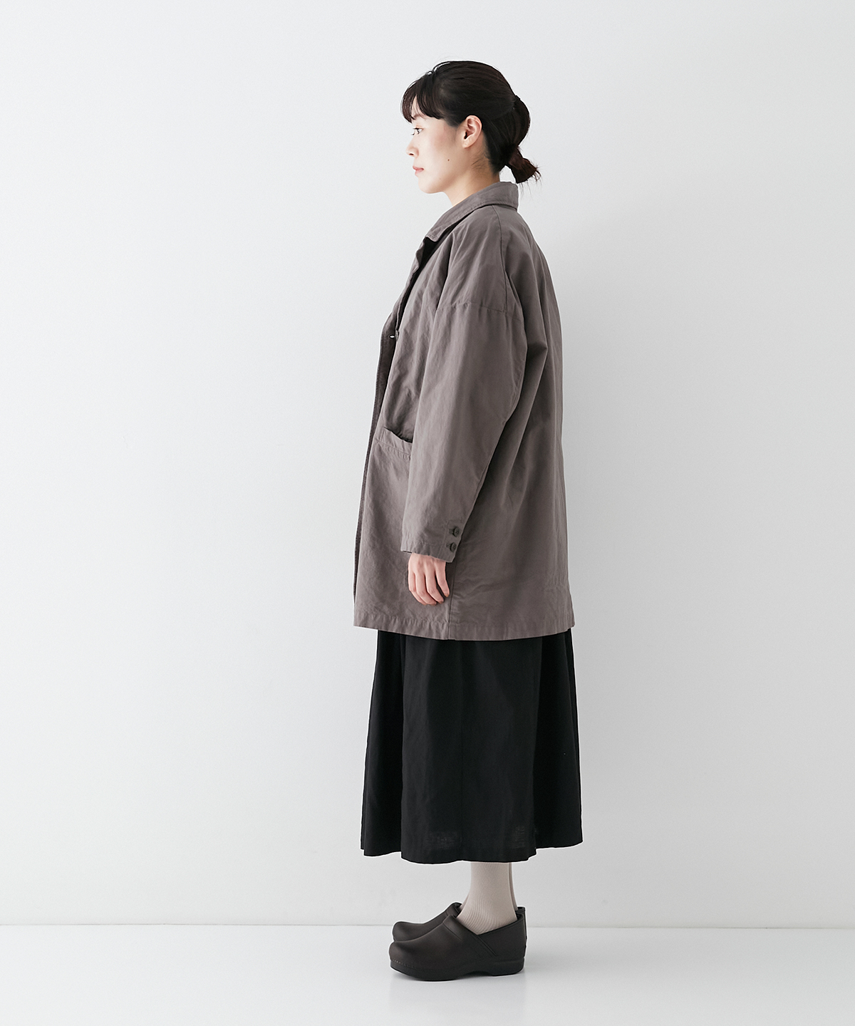 コットン馬布 セミダブルハーフコート｜nest Robe ONLINE SHOP