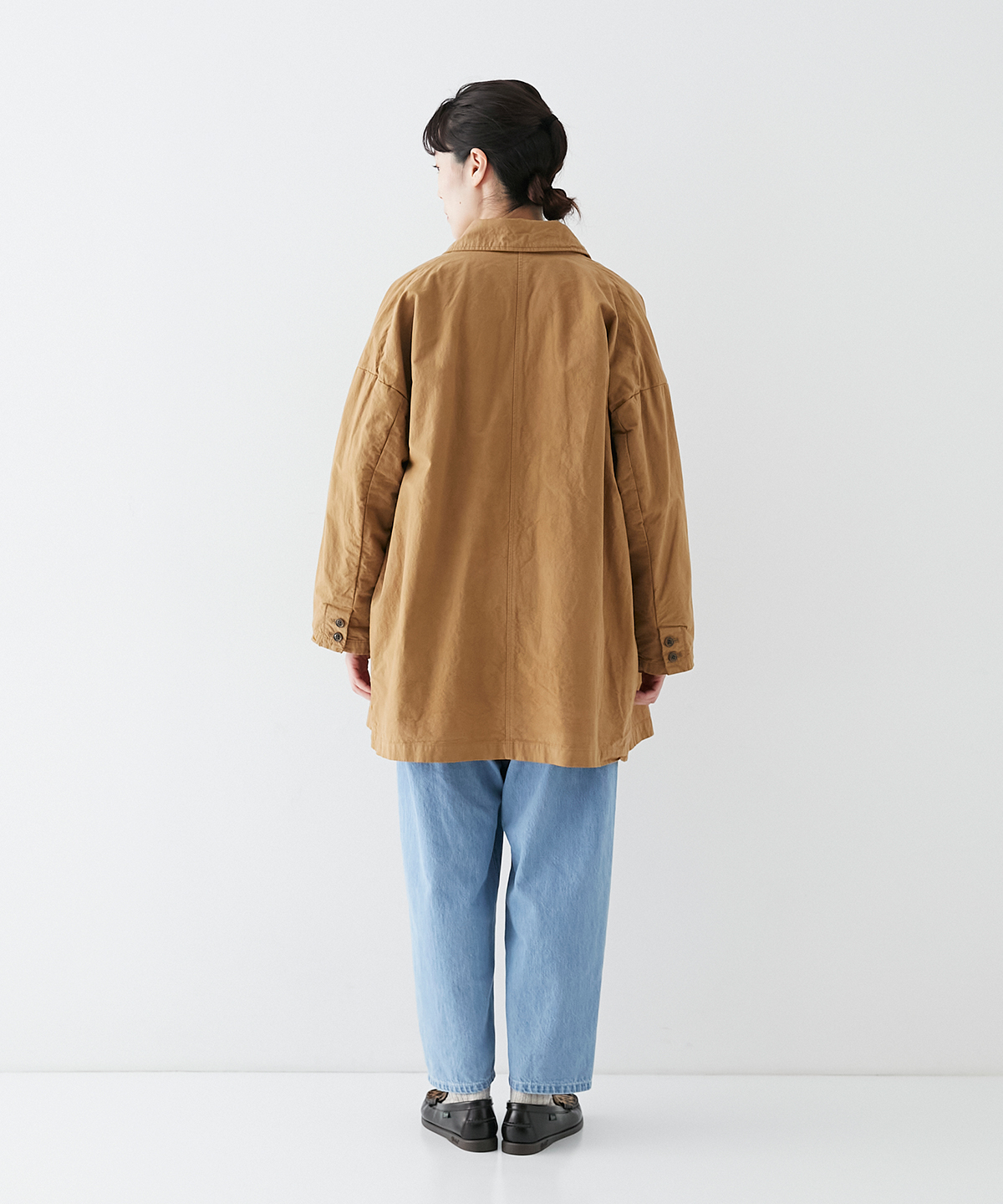 コットン馬布 セミダブルハーフコート｜nest Robe ONLINE SHOP