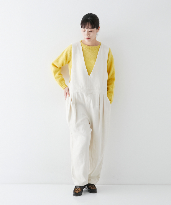 UpcycleLino】ウール混デニム サロペット｜nest Robe ONLINE SHOP