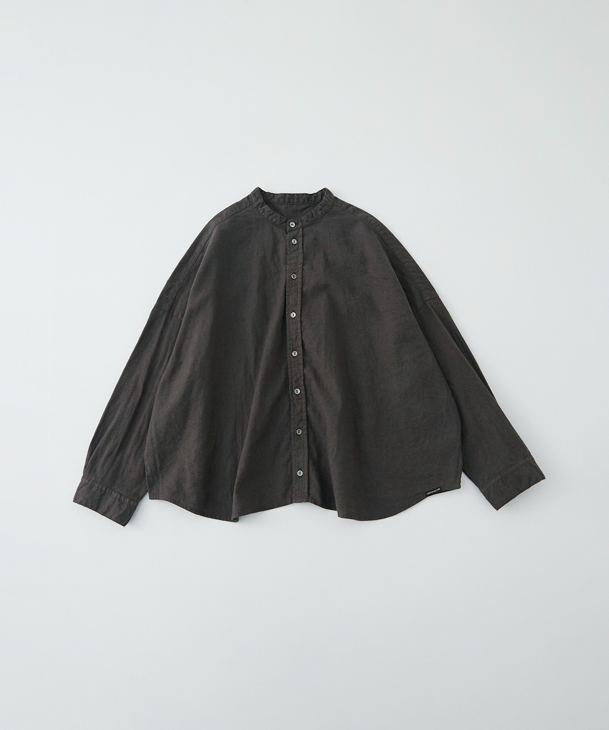 【UpcycleLino】起毛 バンドカラーシャツ｜nest Robe ONLINE SHOP