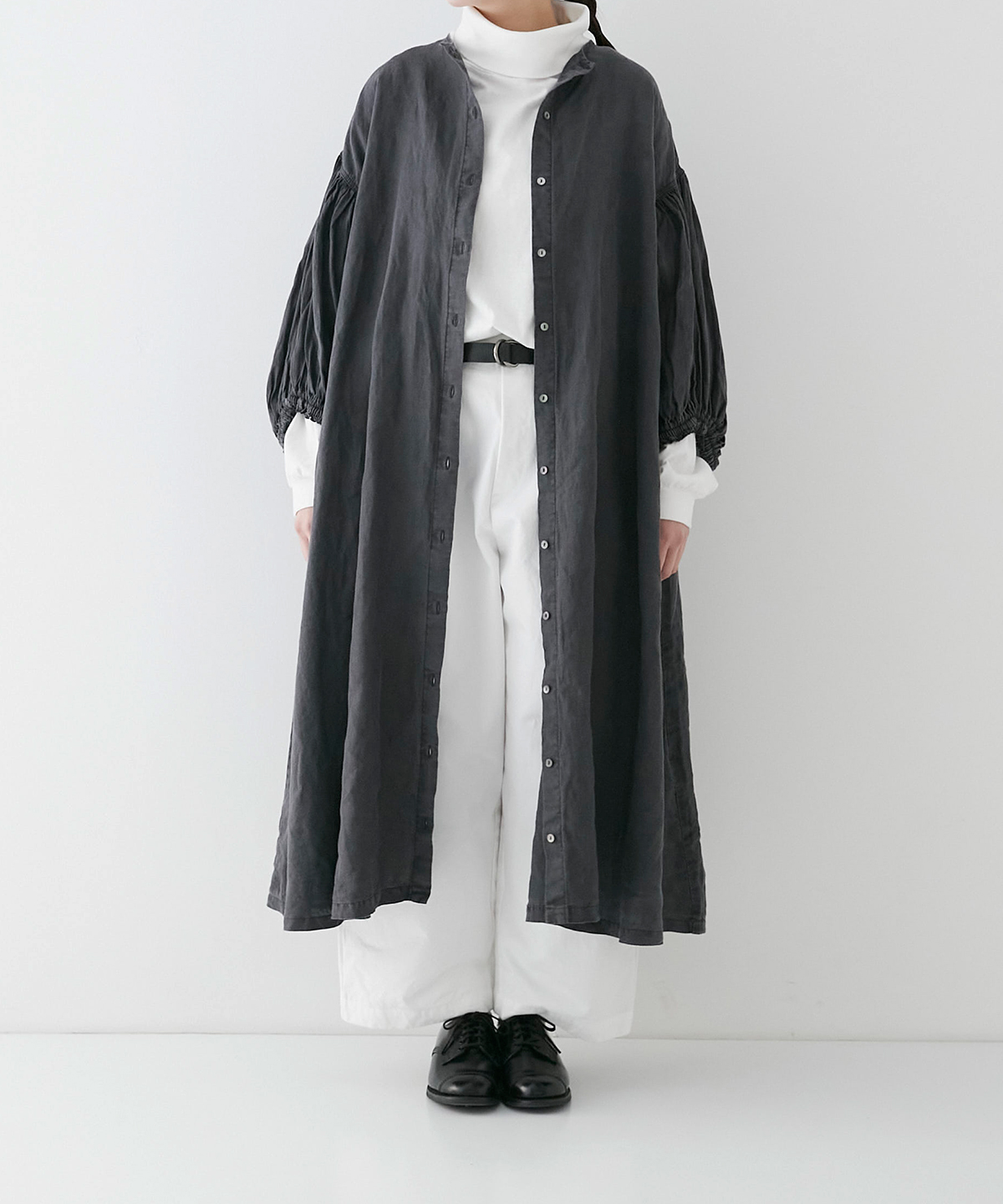 リネンピグメントダイ 2wayワンピース｜nest Robe ONLINE SHOP