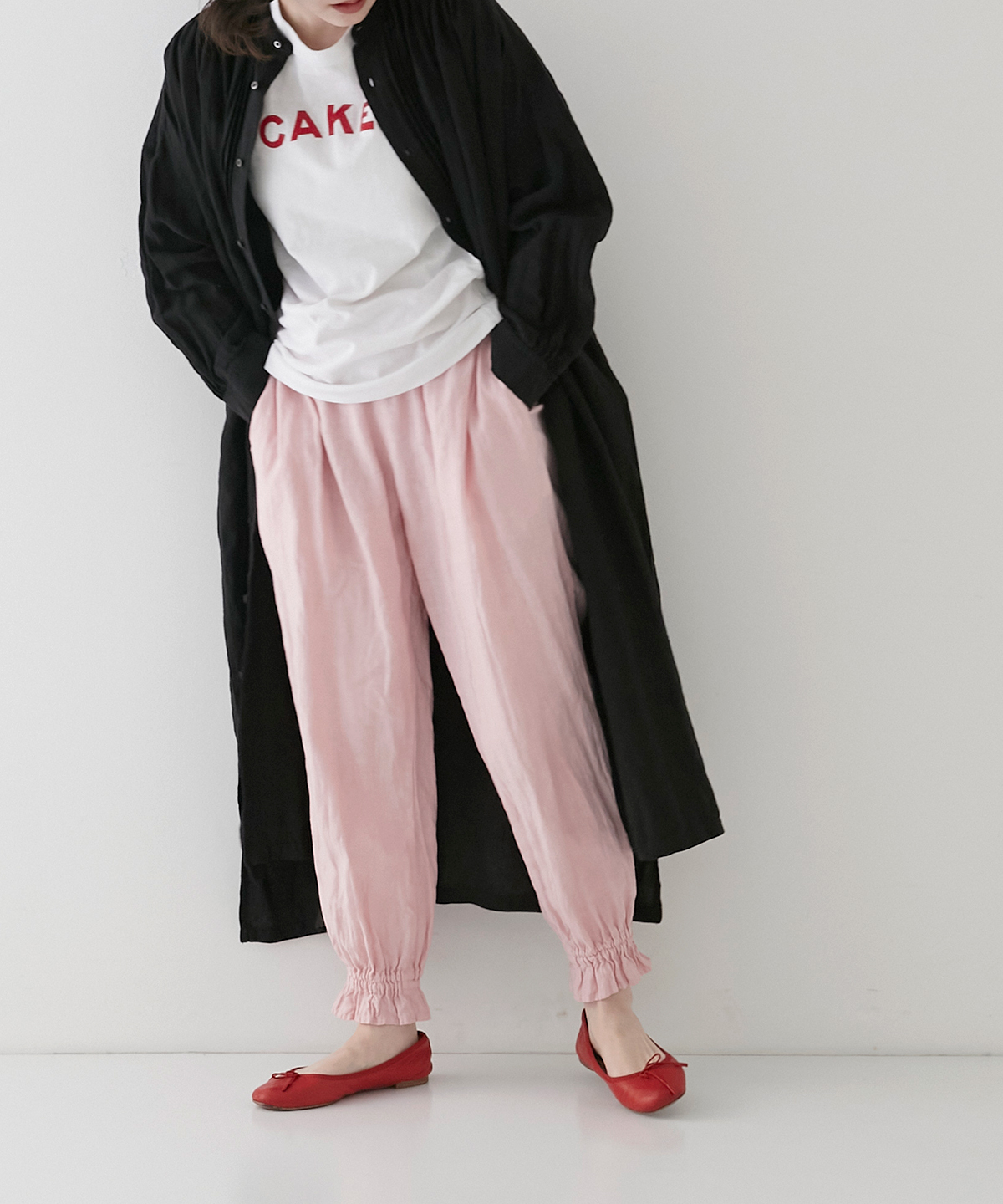 リネン フリルイージーパンツ new color｜nest Robe ONLINE SHOP