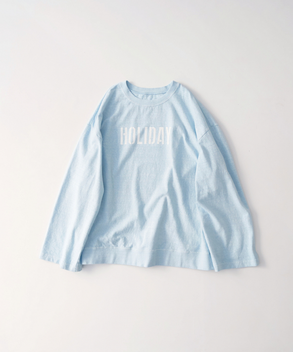 【UpcycleLino】「HOLIDAY」ロンTee limited item