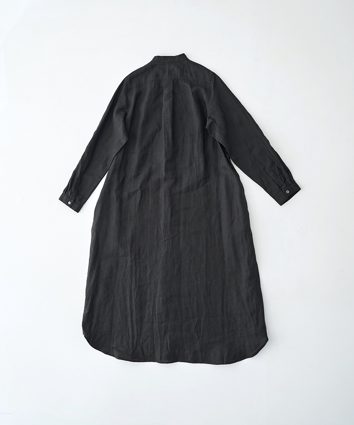 リネンバンドカラーシャツワンピース｜nest Robe / CONFECT ONLINE SHOP