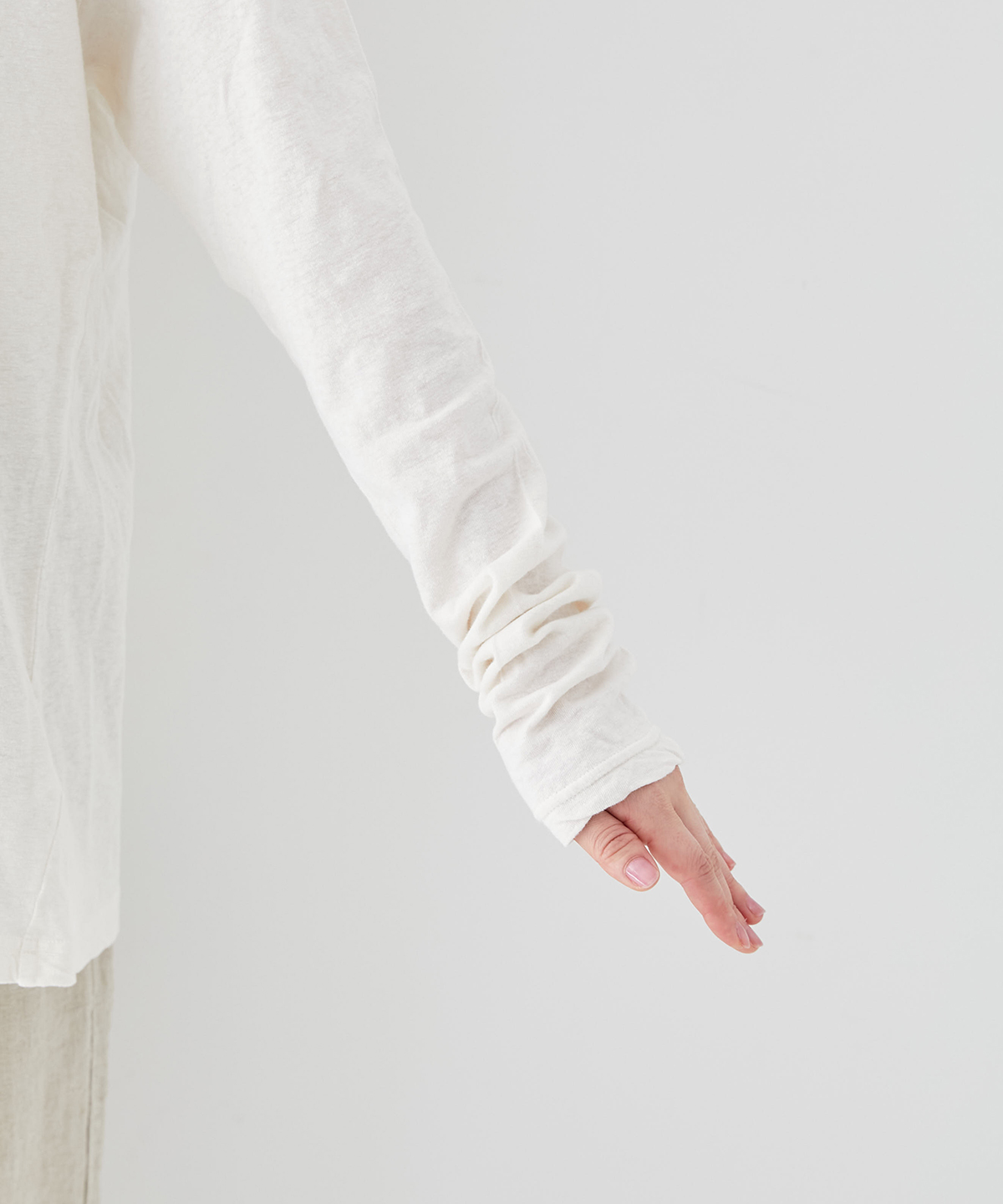 UpcycleLino] ロングスリーブTee｜nest Robe / CONFECT ONLINE SHOP