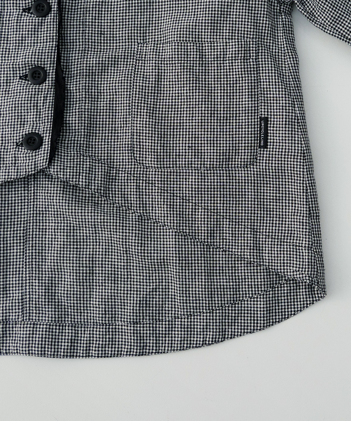 UpcycleLino] ギンガムモーニングジャケット｜nest Robe / CONFECT