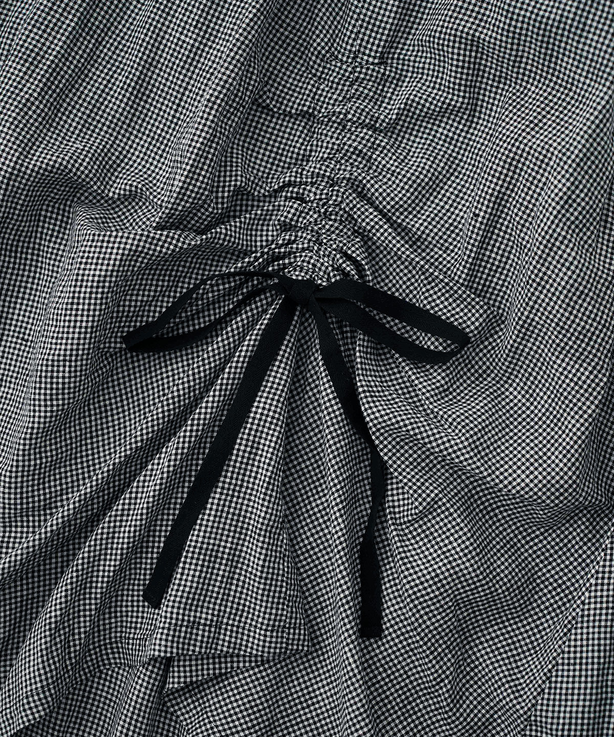 UpcycleLino】ギンガムドロストスカート｜nest Robe / CONFECT