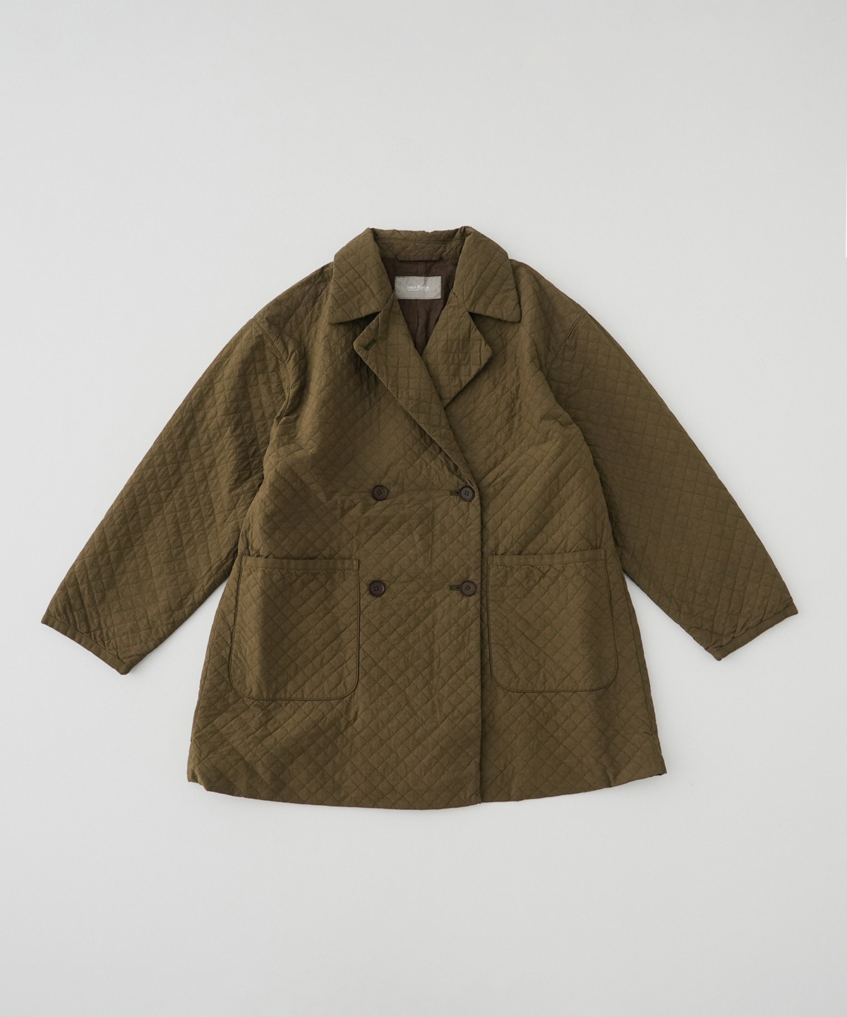 qoo　nest robe キルティングコート nest Robe（ネストローブ） 【2023AW/定価5.7万】ネストローブ