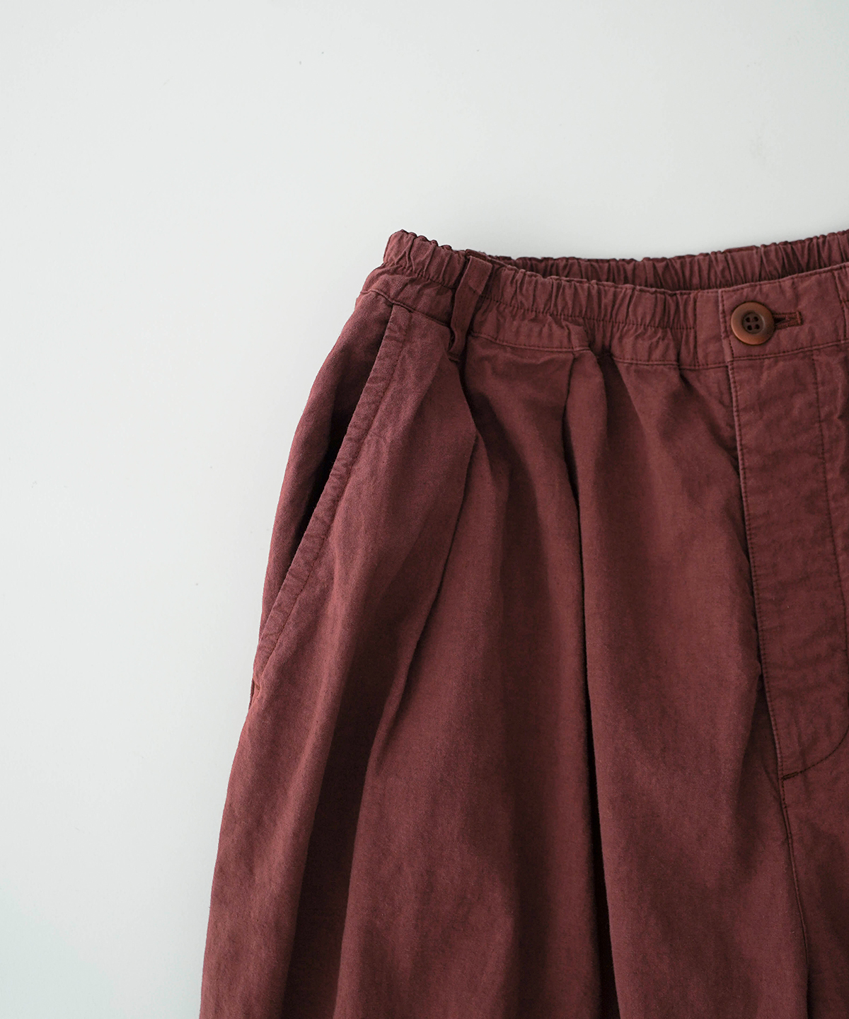 コットンリネン近江晒し超撥水パンツ｜nest Robe / CONFECT