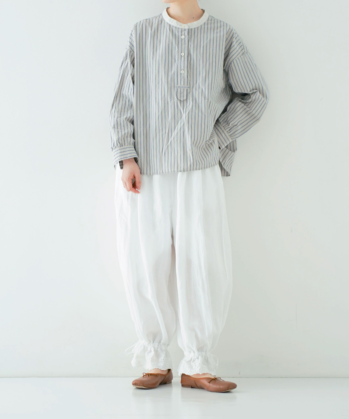 リネンスカラップレースパンツ｜nest Robe / CONFECT ONLINE SHOP