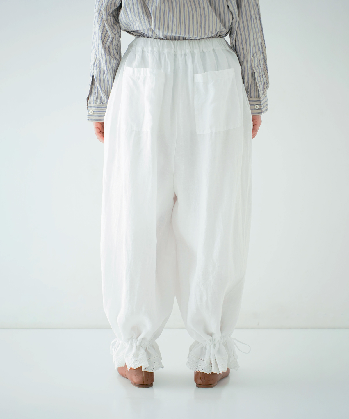 リネンスカラップレースパンツ｜nest Robe / CONFECT ONLINE SHOP