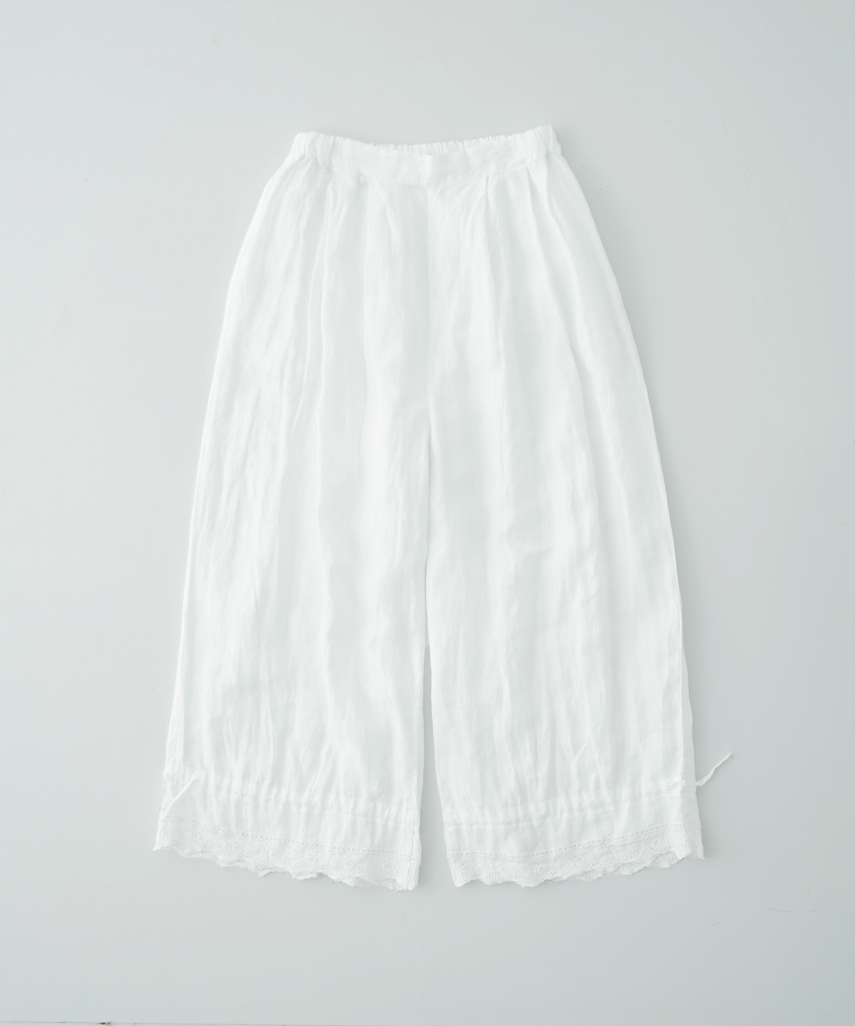リネンスカラップレースパンツ｜nest Robe / CONFECT ONLINE SHOP
