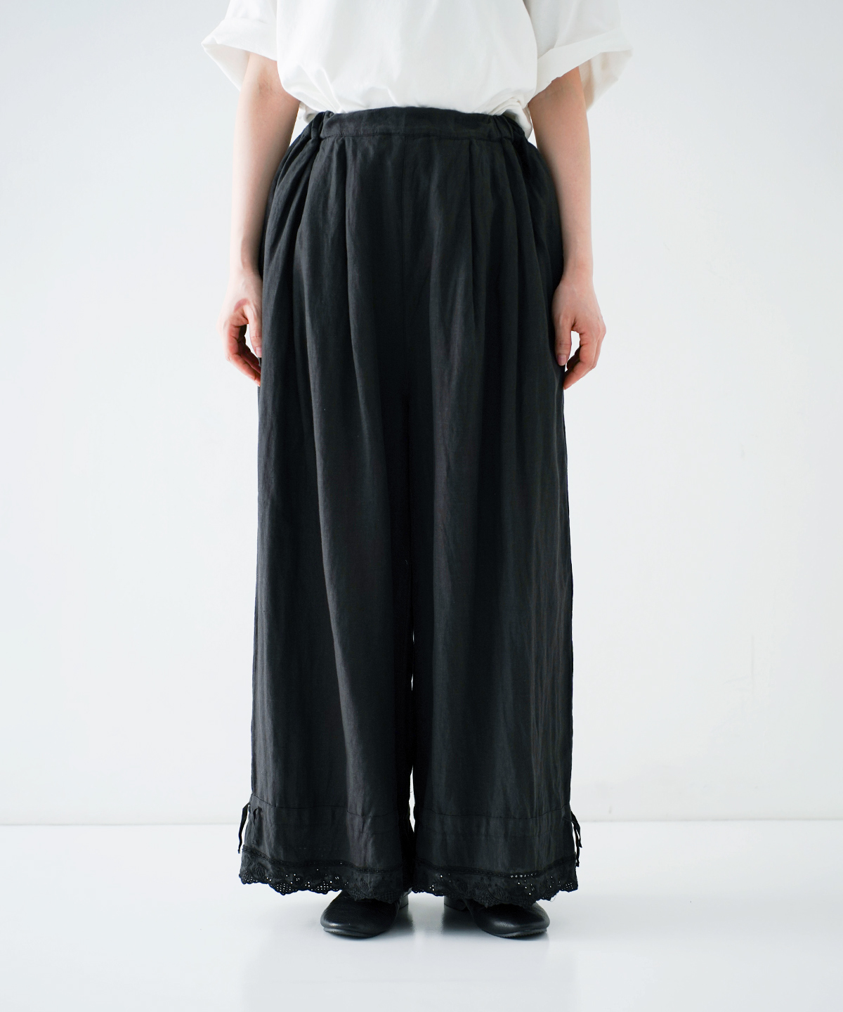 リネンスカラップレースパンツ｜nest Robe / CONFECT ONLINE SHOP