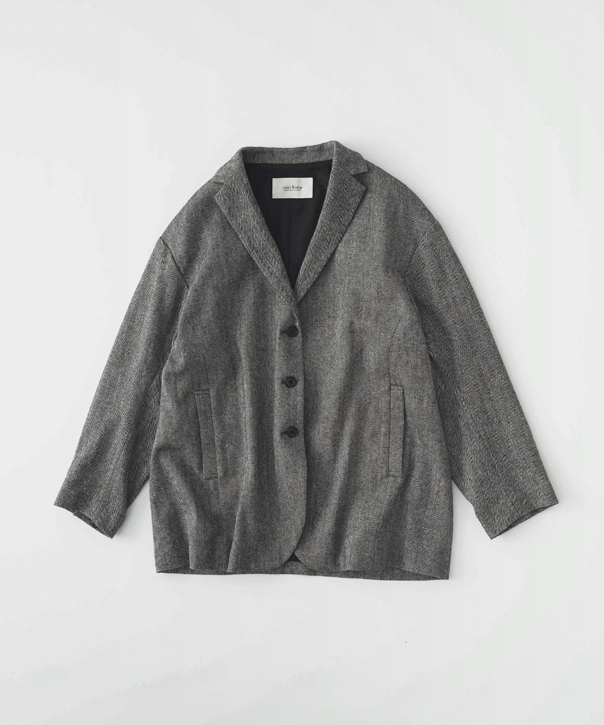 nest Robe ネストローブ　リネンヘリンボーンツイードジャケット ヘリンボーン柄を楽しむ、秋** | 梅田店 | nest Robe Shop Blog