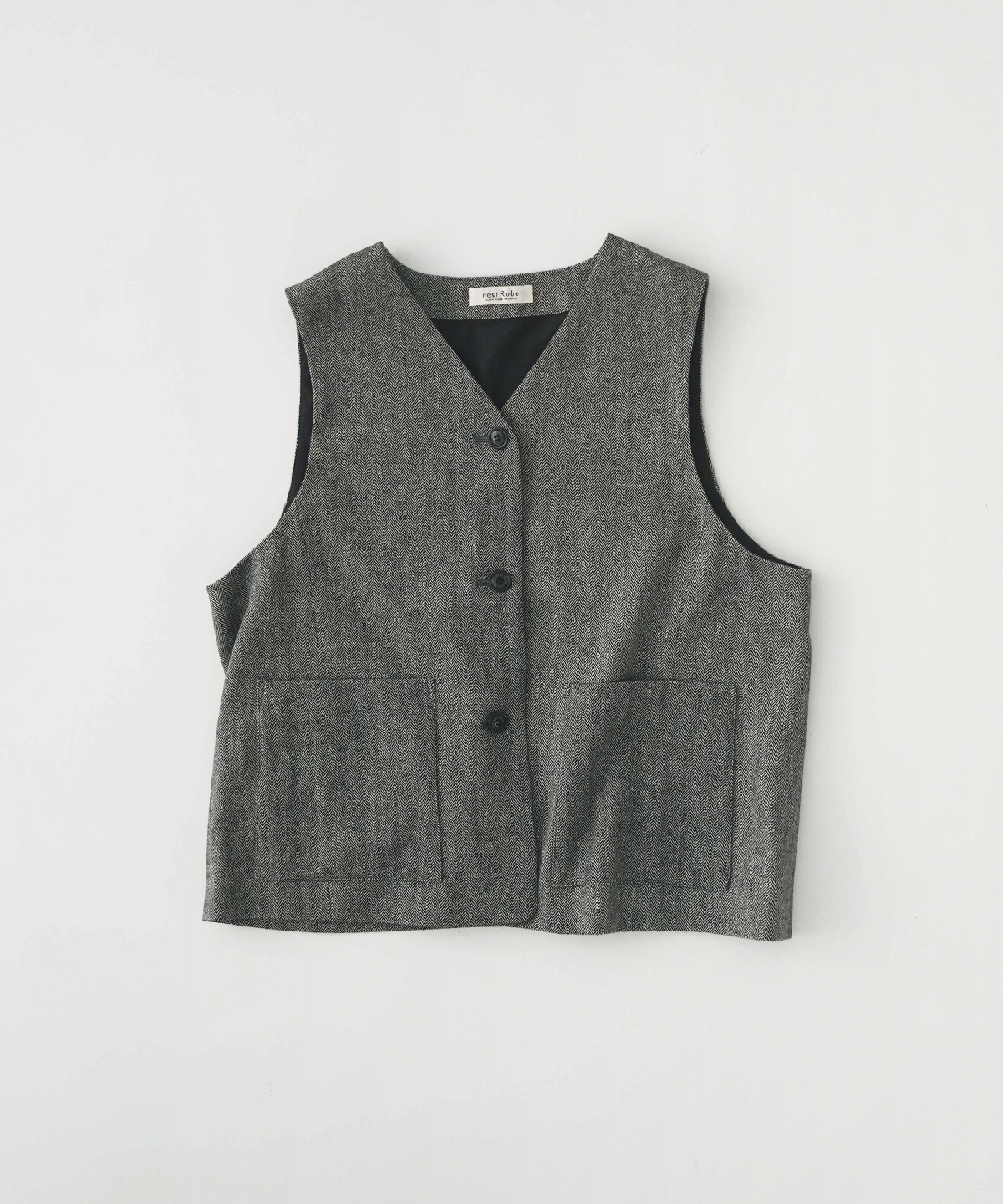 Brooks Brothers ヘリンボーン ウールベスト ウール ヘリンボーン
