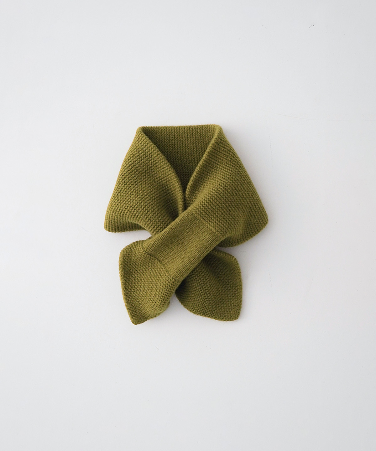 nestrobe・ラムウールフーディマフラー（ベージュ） nest Robe