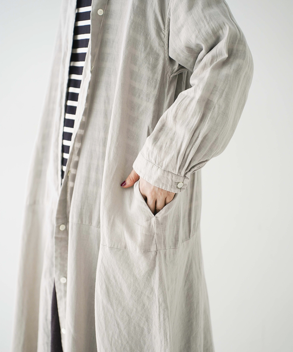 リネンドレープワンピース｜nest Robe / CONFECT ONLINE SHOP