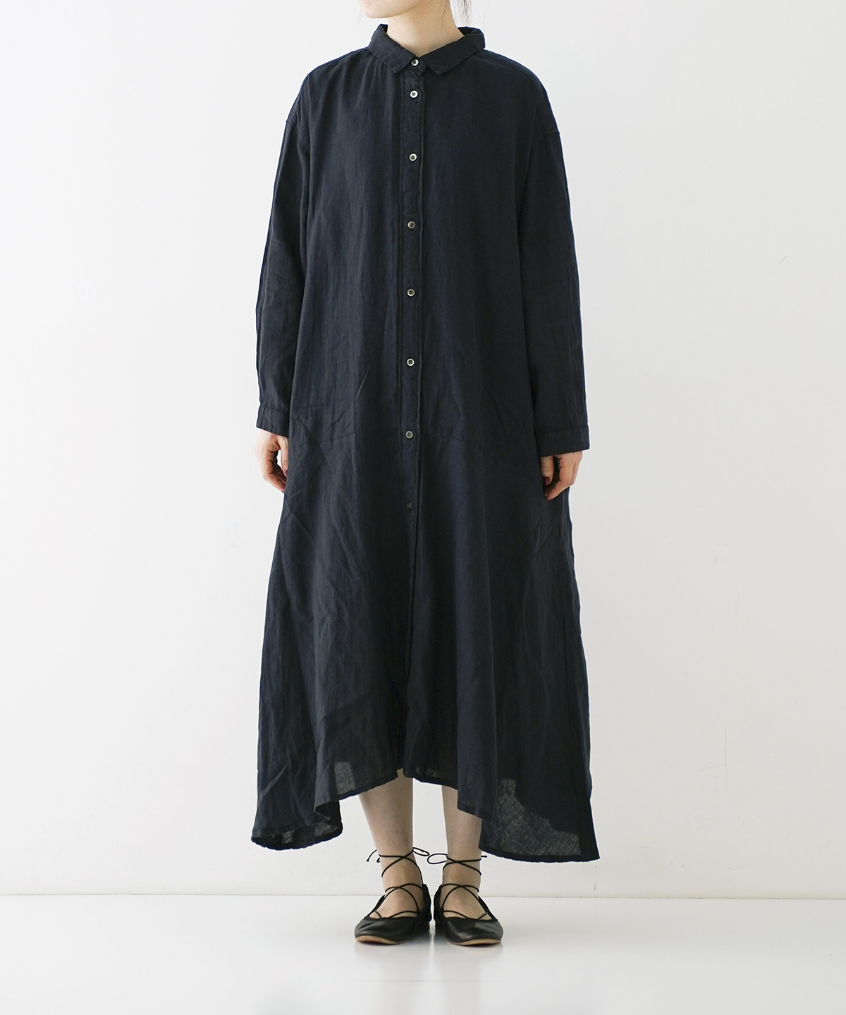 リネンドレープワンピース｜nest Robe / CONFECT ONLINE SHOP